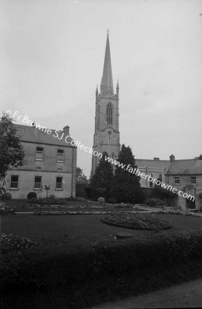 CHURCH TOWER FROM GARDEN